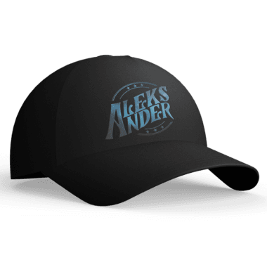 Casquette noire “Aleks Ander”