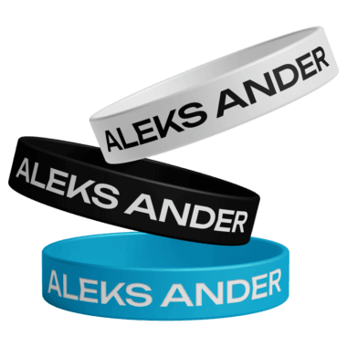 Bracelet silicone "Aleks Ander"