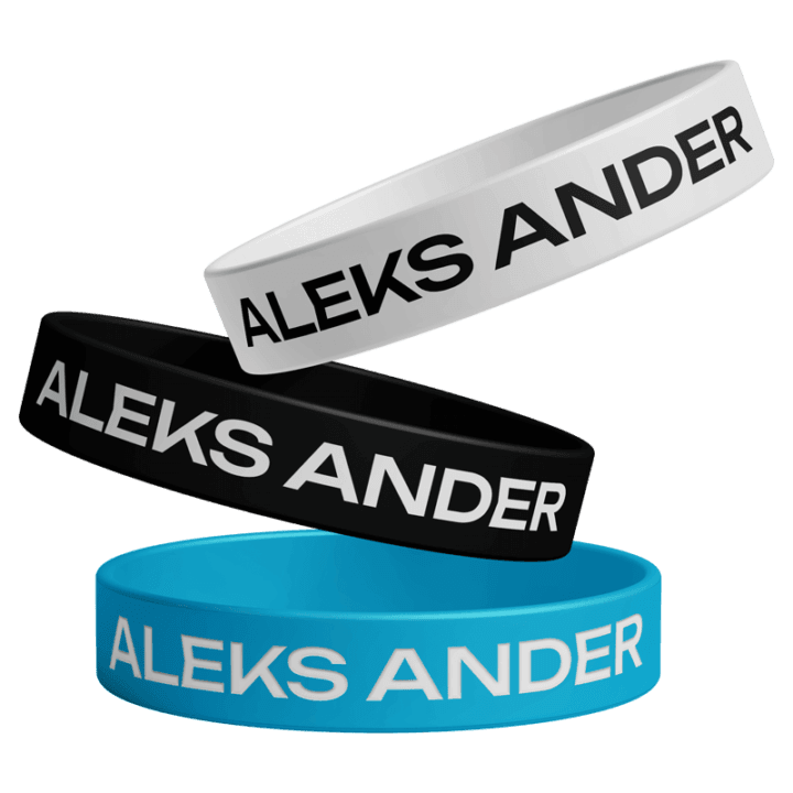 Bracelet silicone "Aleks Ander"
